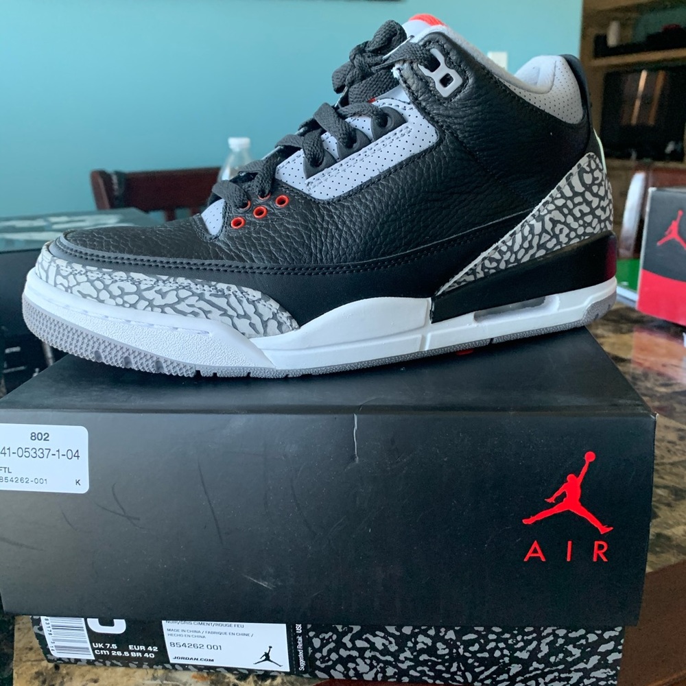Retro 3 Cement Size 8.5